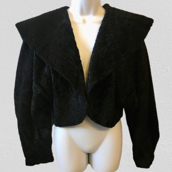 Barboglio Cristina Jan Jackets & Blazers - Barboglio Cristina Jan Bolero Jacket Cropped Vintage 80s Size 8